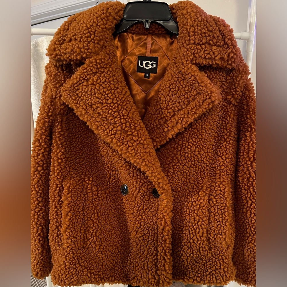 Ugg Gertrude Short Teddy Coat